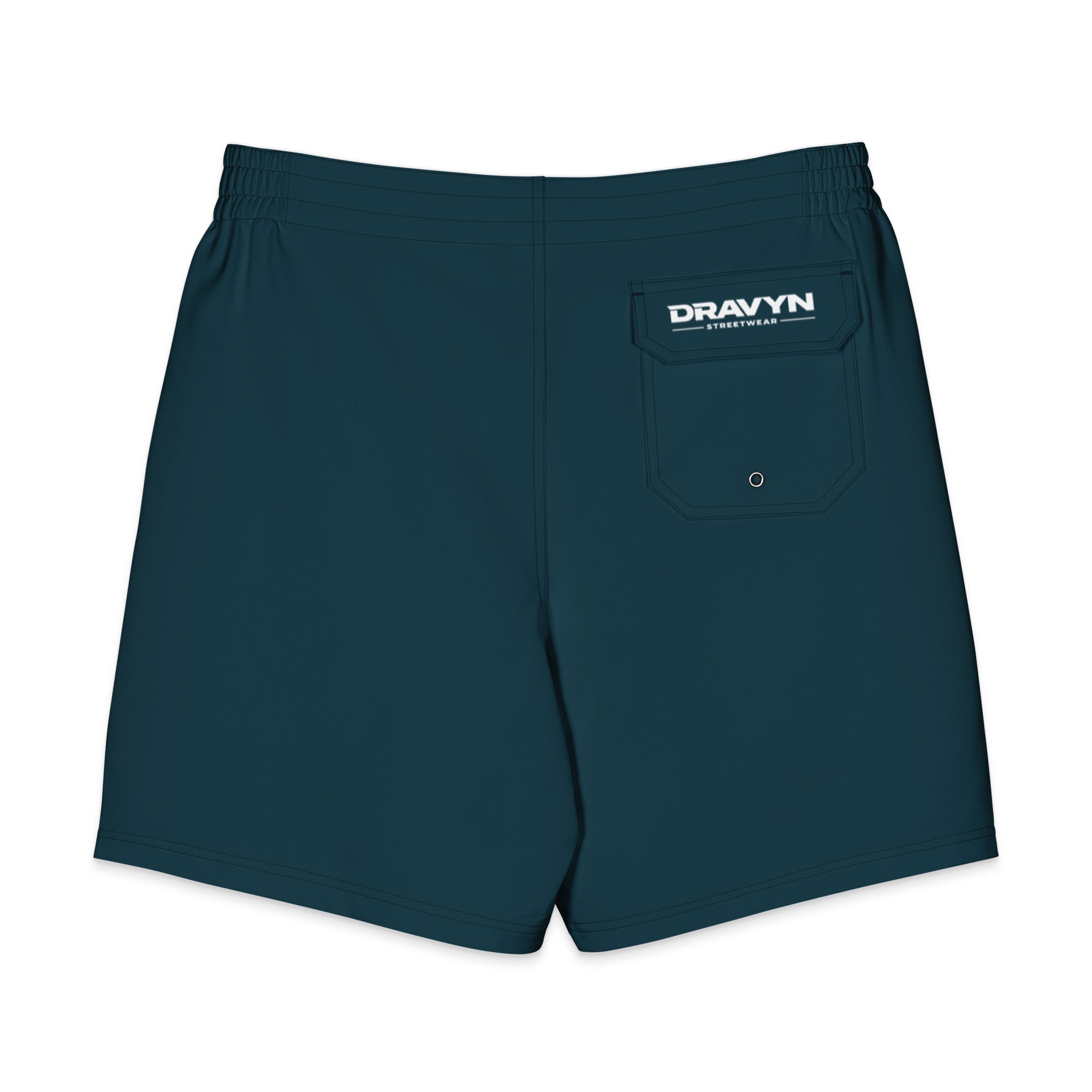 DRAVYN Swim Shorts – Teal/Blue