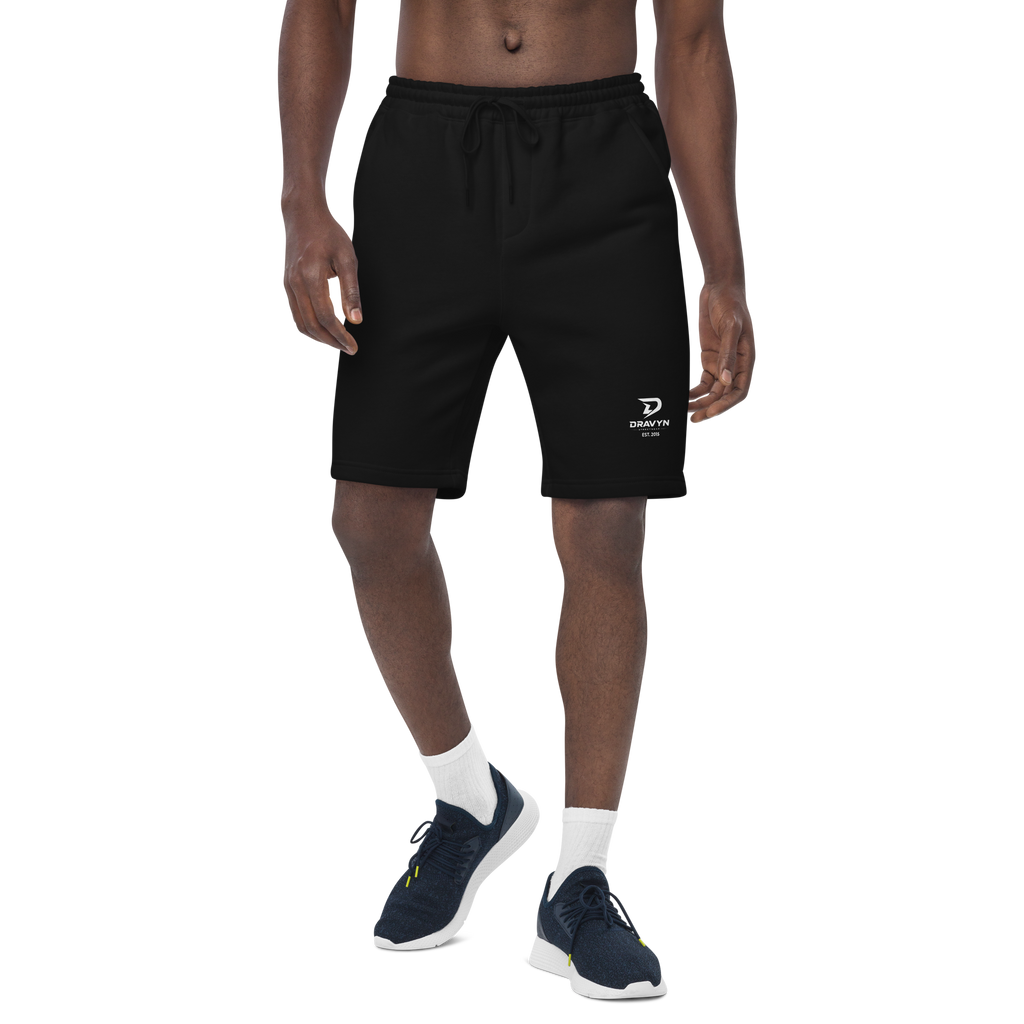DRAVYN Fleece Shorts – Zwart