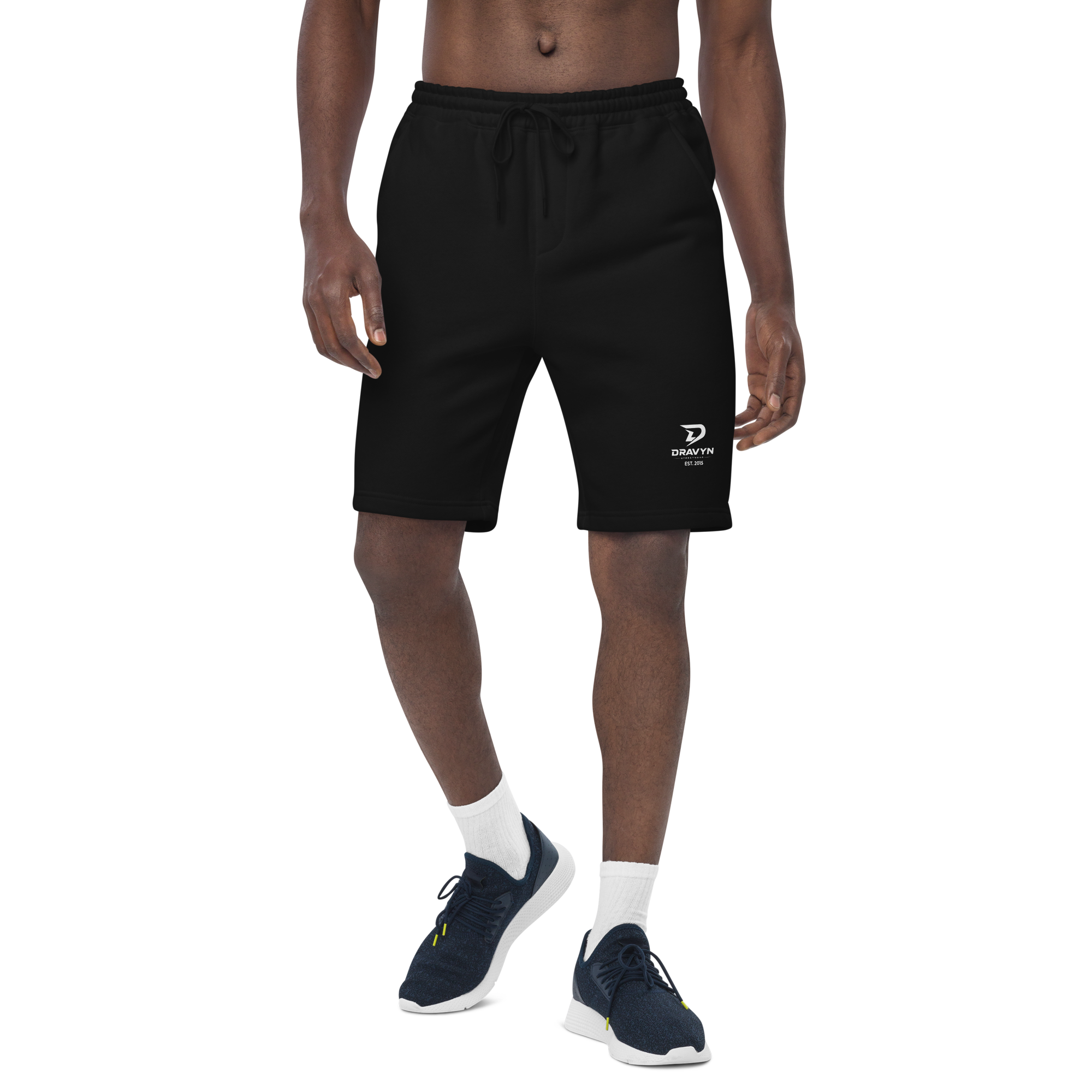 DRAVYN Fleece Shorts – Zwart